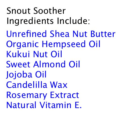 snoutsootheringredients