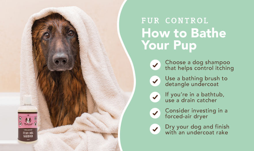 fur control bathe pup